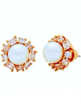 KATE SPADE NEW YORK ♠️ CANDY SHOP PEARL HALO STUD EARRINGS